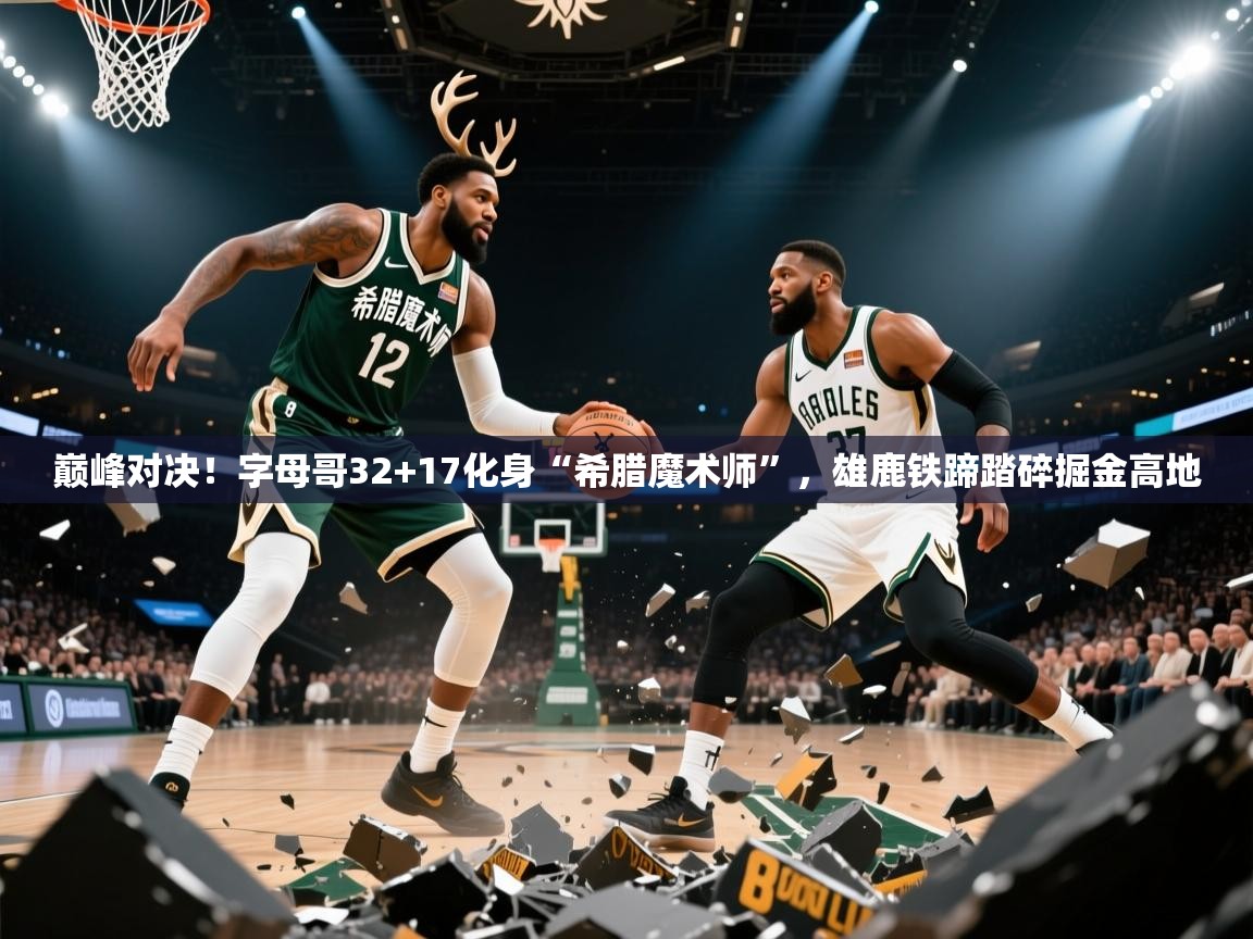 巅峰对决！字母哥32+17化身“希腊魔术师”，雄鹿铁蹄踏碎掘金高地  第1张