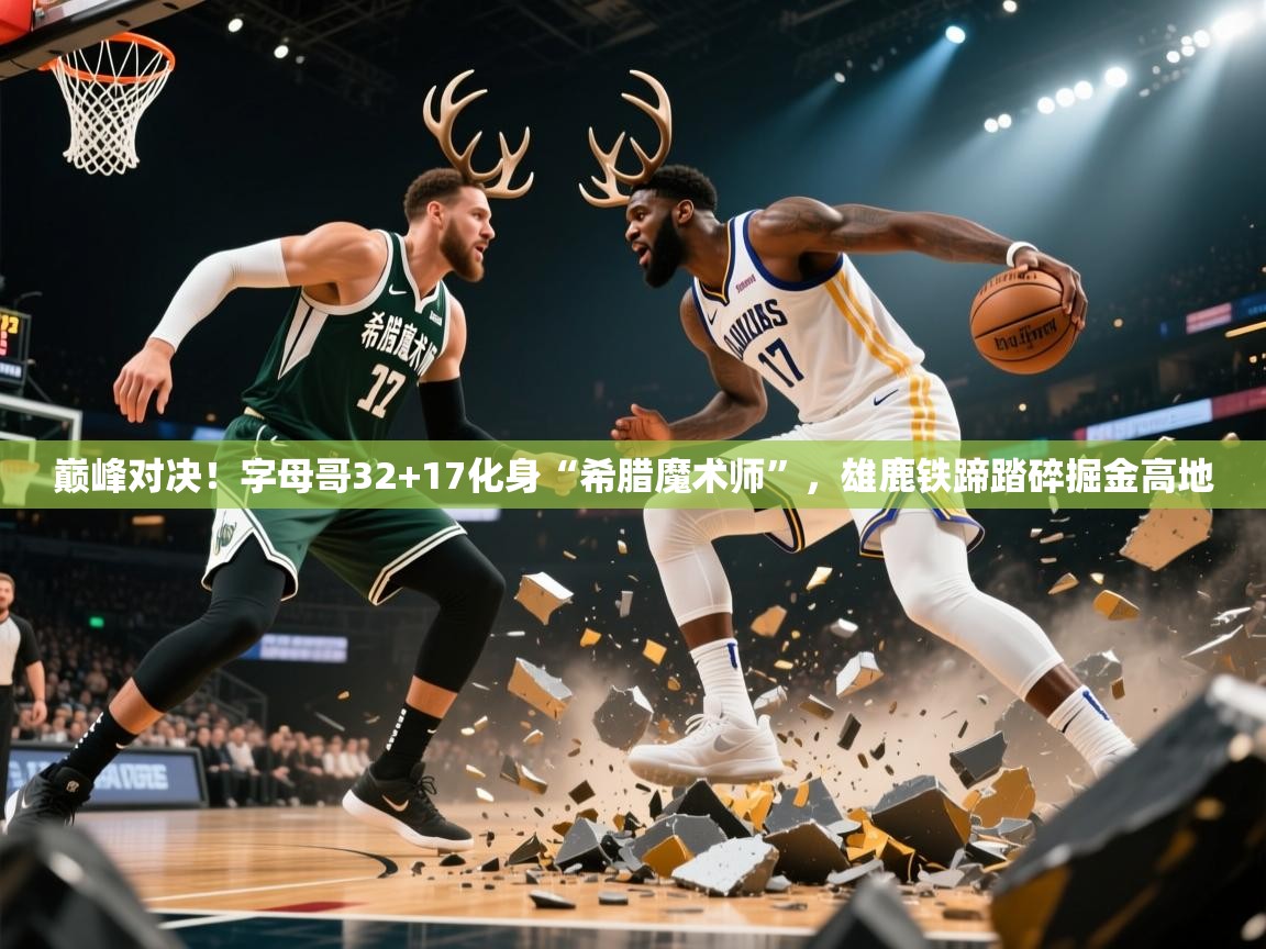 巅峰对决！字母哥32+17化身“希腊魔术师”，雄鹿铁蹄踏碎掘金高地  第2张